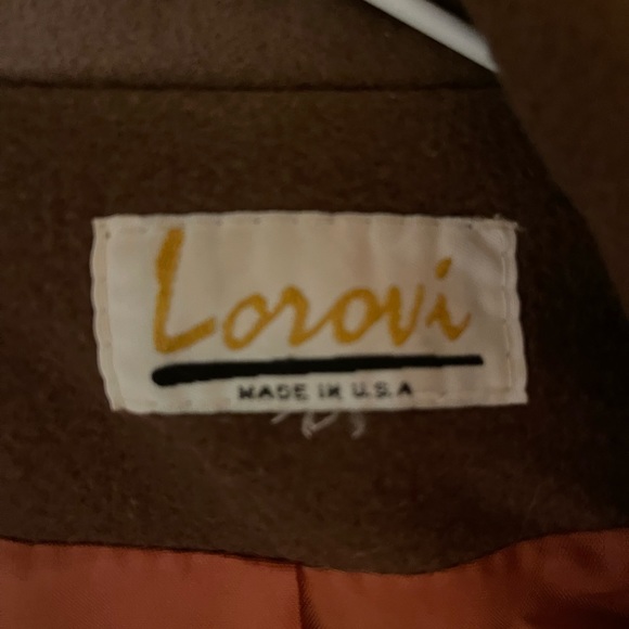 Lorovi Oversized Wool Coat made in the USA - Picture 6 of 7